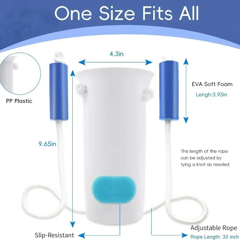 No bending Sock Aid Easy On and Off Stocking Slider Donner Pulling Assist Device Sock Helper Aid Tool Portable Sock Wearing Peaceful Pleasures Health and Wellness