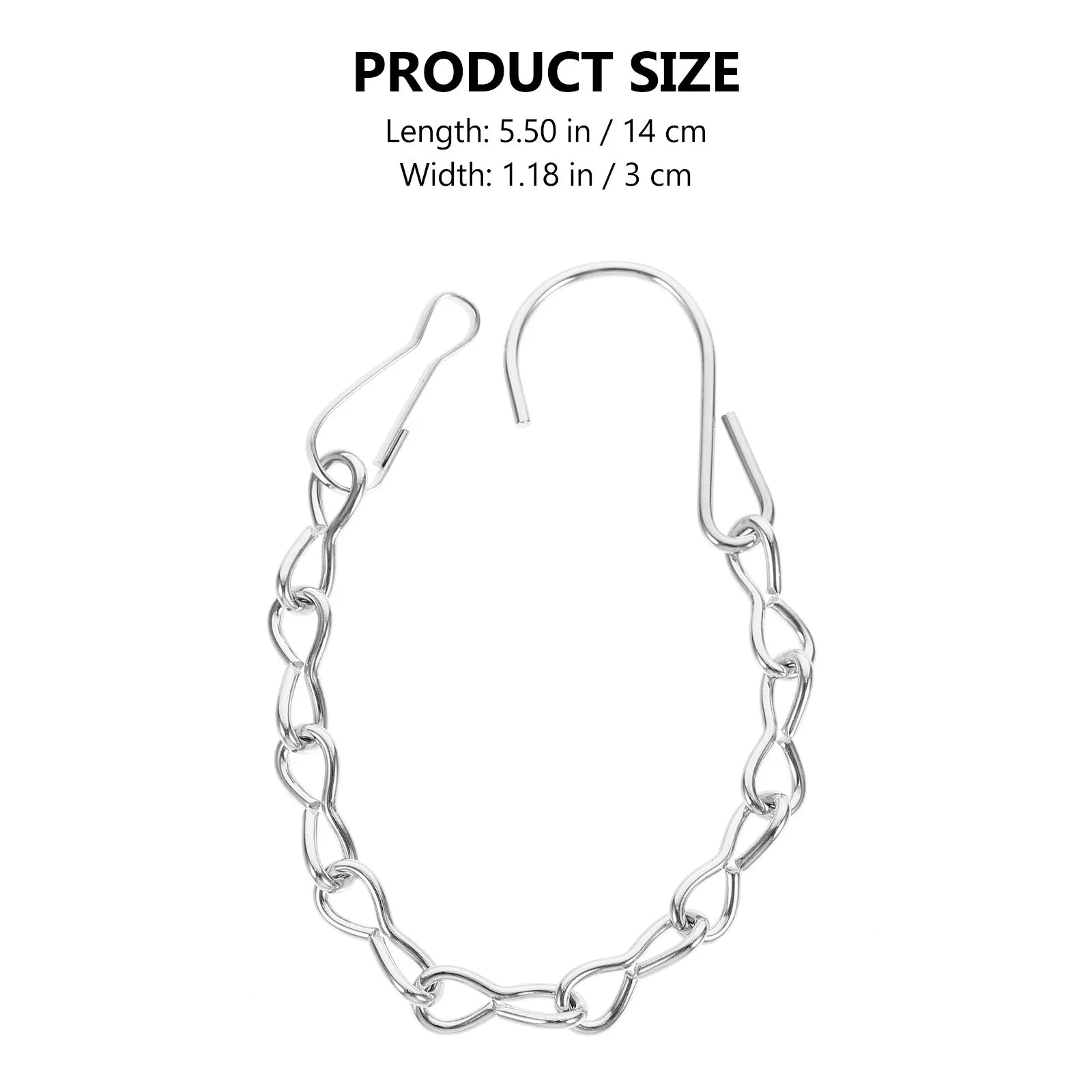 1Pcs Heavy Duty Iron Hanging Chain for Flower Baskets Plant Pots Bird Feeders Lanterns Wind Chimes Outdoor Indoor Garden Decor Peaceful Pleasures Health and Wellness