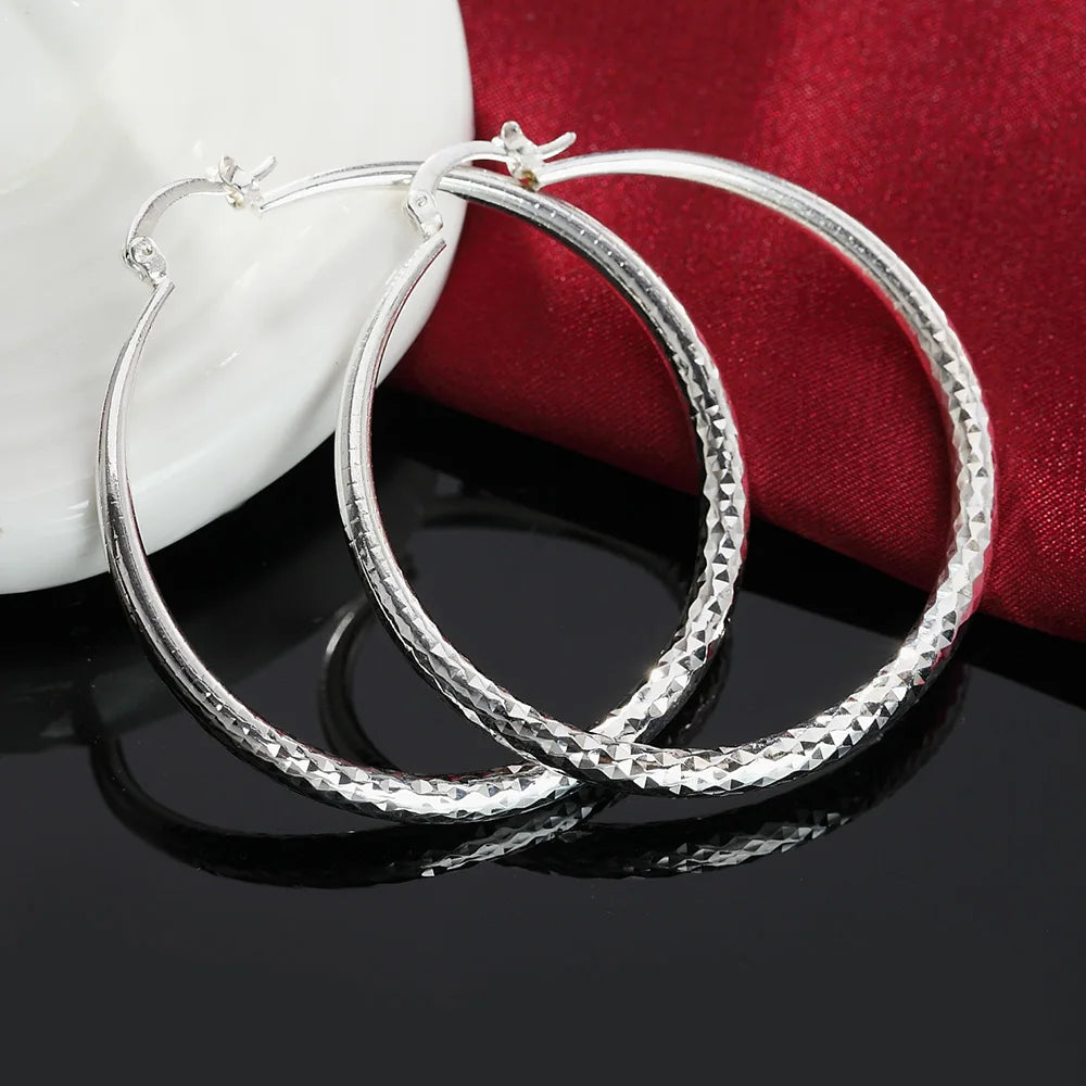 3CM Circle Hoop Earrings for Women – Trendy Fashion Jewelry