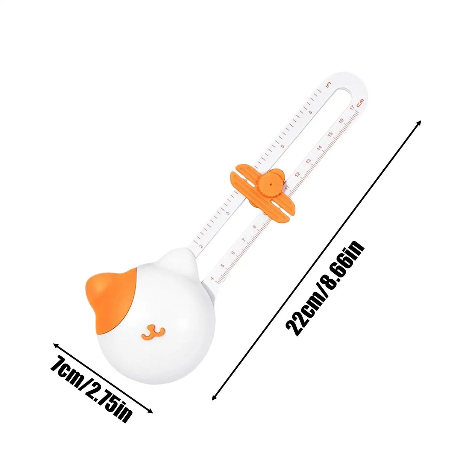 Adjustable Cat Circle Cutter Tool for Paper Crafts & Scrapbooking