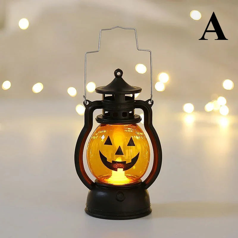 Halloween LED Pumpkin Ghost Skull Lamp – Party & Haunted House Decor