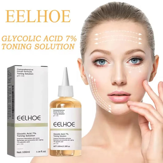 Eelhoe 7% Glycolic Acid Toner – Acne, Brightening & Anti-Aging Glycolic Acid Toner Peaceful Pleasures Health and Wellness