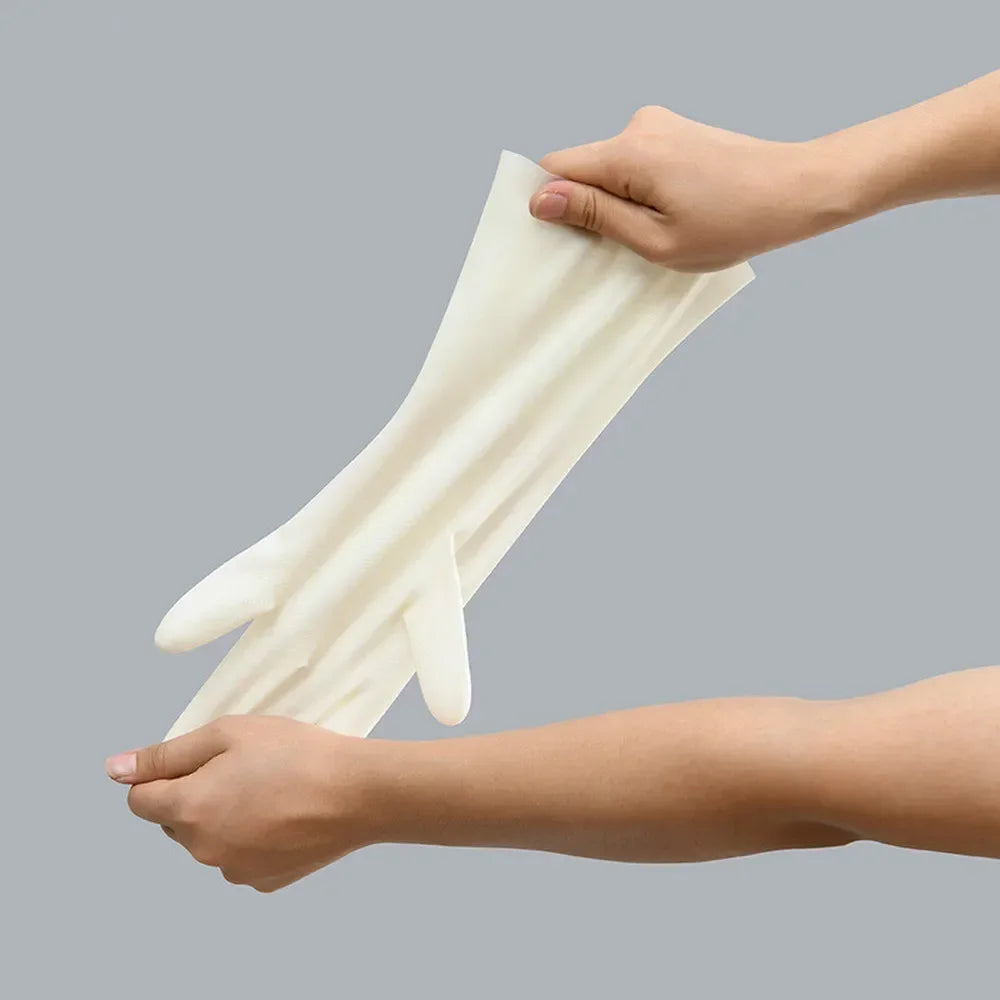 Dishwashing and Cleaning Gloves Silicone Rubber Household Scrubber Kitchen Cleaning Tools Gloves Peaceful Pleasures Health and Wellness