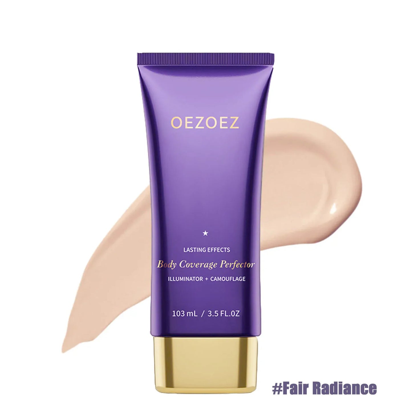 Body Coverage Perfector+ Buffer Brush - Flawless Body Makeup, Concealer for Scars, Spots, Veins, Tattoos and More Blend Cosmetic Peaceful Pleasures Health and Wellness FAIR RADIANC