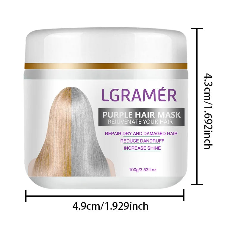 Hair Repairs Hair Mask Repair Damaged Dry Frizzy Curly Hair Treatment Hairs Conditioner Moisturize Shiny Essential Nourishing Peaceful Pleasures Health and Wellness