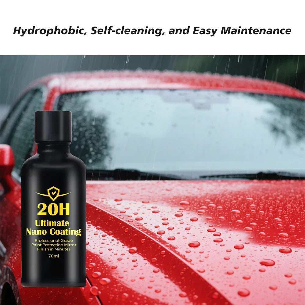 Graphene Ceramic Coating 20H with Self Healing and UV Track Technology Car Detailing Professionals 10+ Years of Protection Peaceful Pleasures Health and Wellness