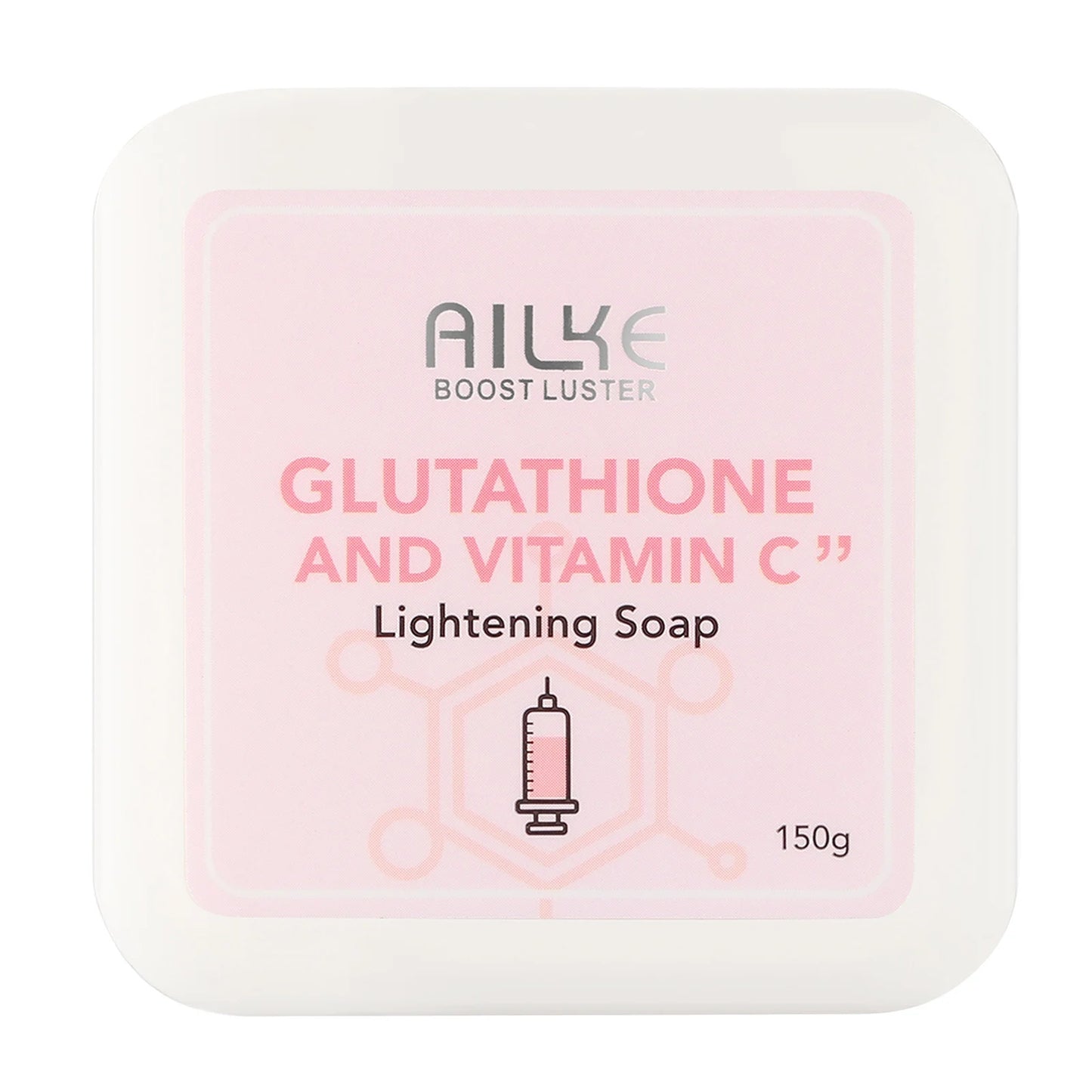 AILKE Glutathione & Vitamin C Brightening Soap Bar 150g