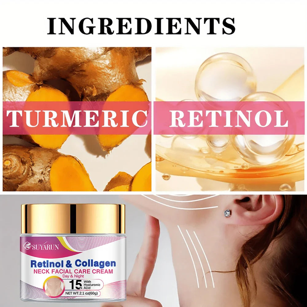 SUYARUN Retinol Collagen Face & Neck Firming Cream | Glass Jar