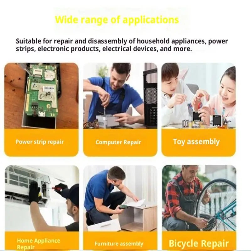 12-in-1 Magnetic Screwdriver Set | Portable Household Tool Kit