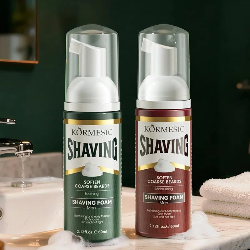 Men's Shaving Foam 60ml – Softening Dense Lather for Smooth Shave