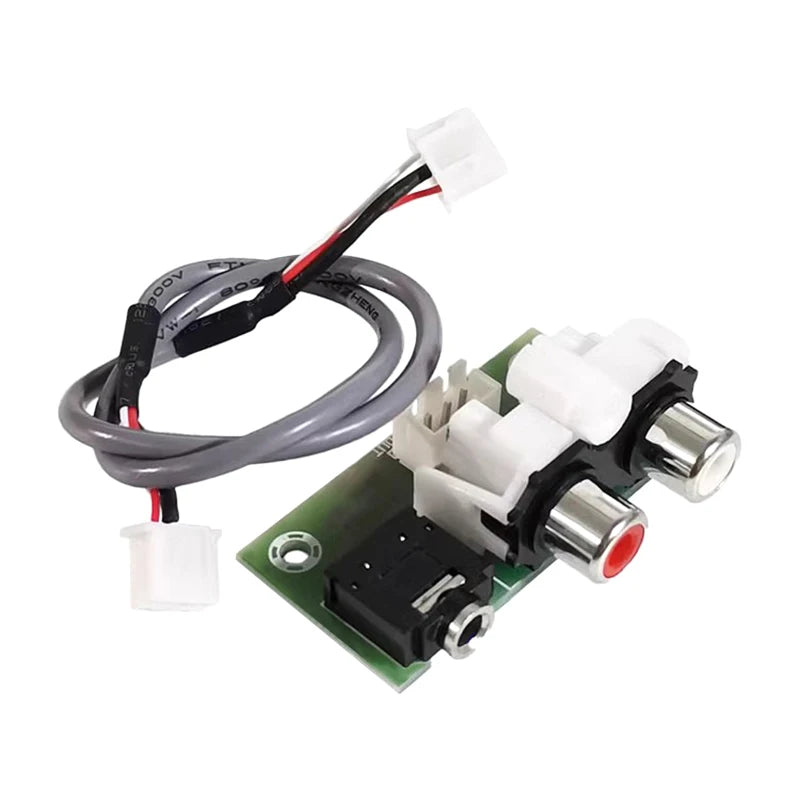 New 3.5MM Audio Socket Dual AV Lotus Socket Input To XH2.54-3P Output Adapter Small Board For Audio Cable RCA Lotus Socket Peaceful Pleasures Health and Wellness
