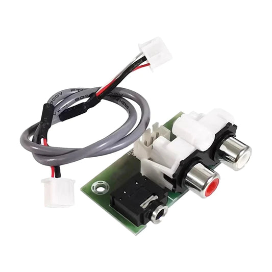 New 3.5MM Audio Socket Dual AV Lotus Socket Input To XH2.54-3P Output Adapter Small Board For Audio Cable RCA Lotus Socket Peaceful Pleasures Health and Wellness