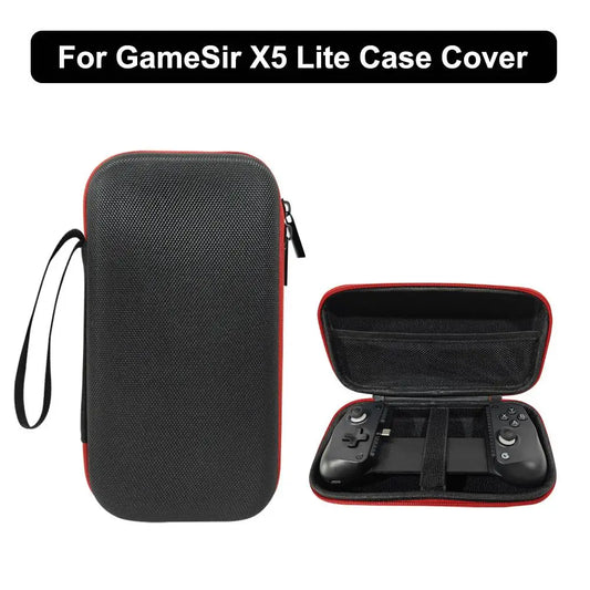 For GameSir X5 Lite Large Capacity Storage Bag Protective Case Carrying Bag Organizer for Console & Accessories wii Case Peaceful Pleasures Health and Wellness