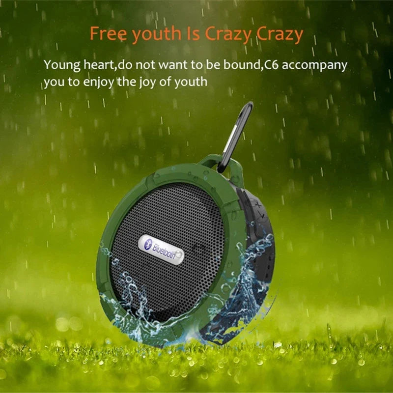AyeBeau C6 Waterproof Portable Bluetooth Speaker Subwoofer