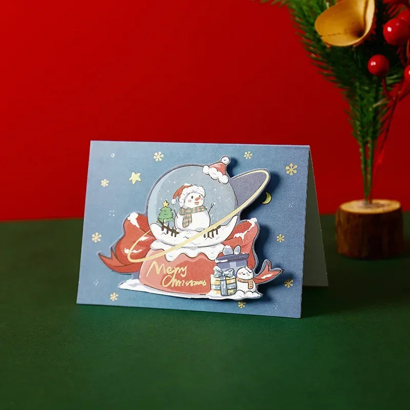 3D Pop-Up Christmas Cards Bulk 1–100 PCS | Holiday Gift Cards