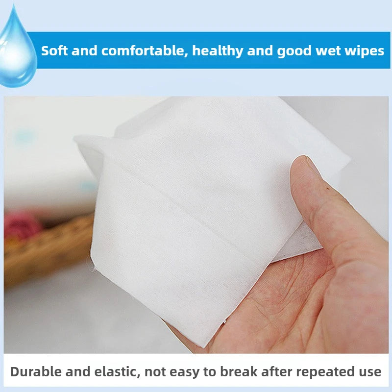 Mini Disposable Travel Wipes – 64pcs Hand & Mouth Cleaning