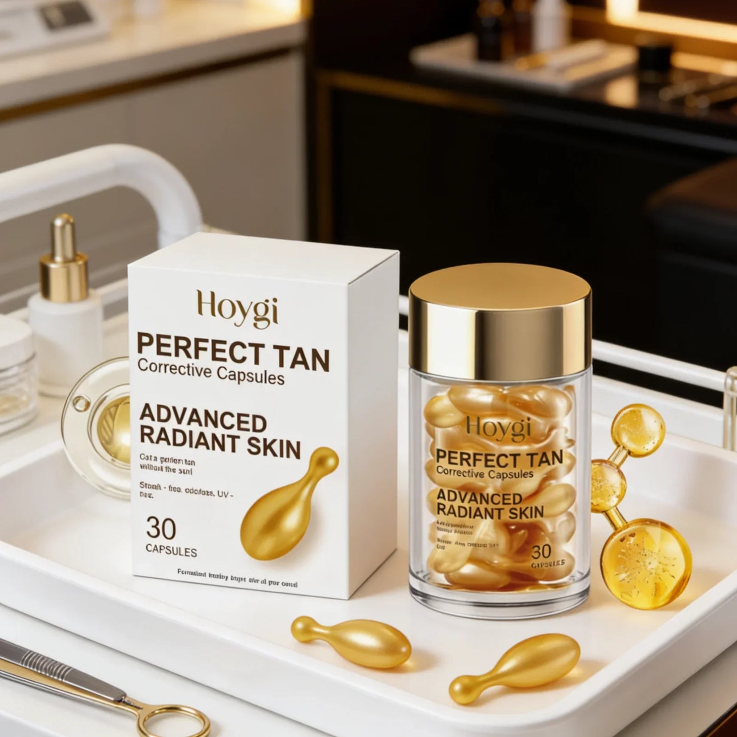 Hoygi Perfect Tan Capsules – Natural Skin Tone Corrector