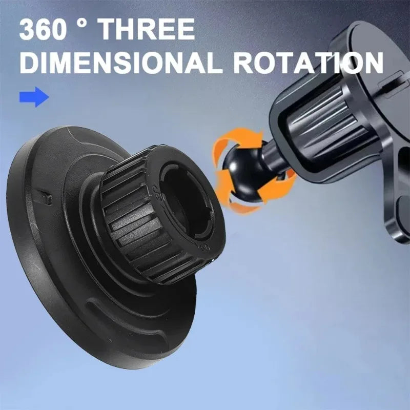 2026 For MagSafe Car Mount Accessories Universal Magnetic Car Phone Holder Parts Suitable for 17mm Ball Head Base Magnet Bracket Peaceful Pleasures Health and Wellness