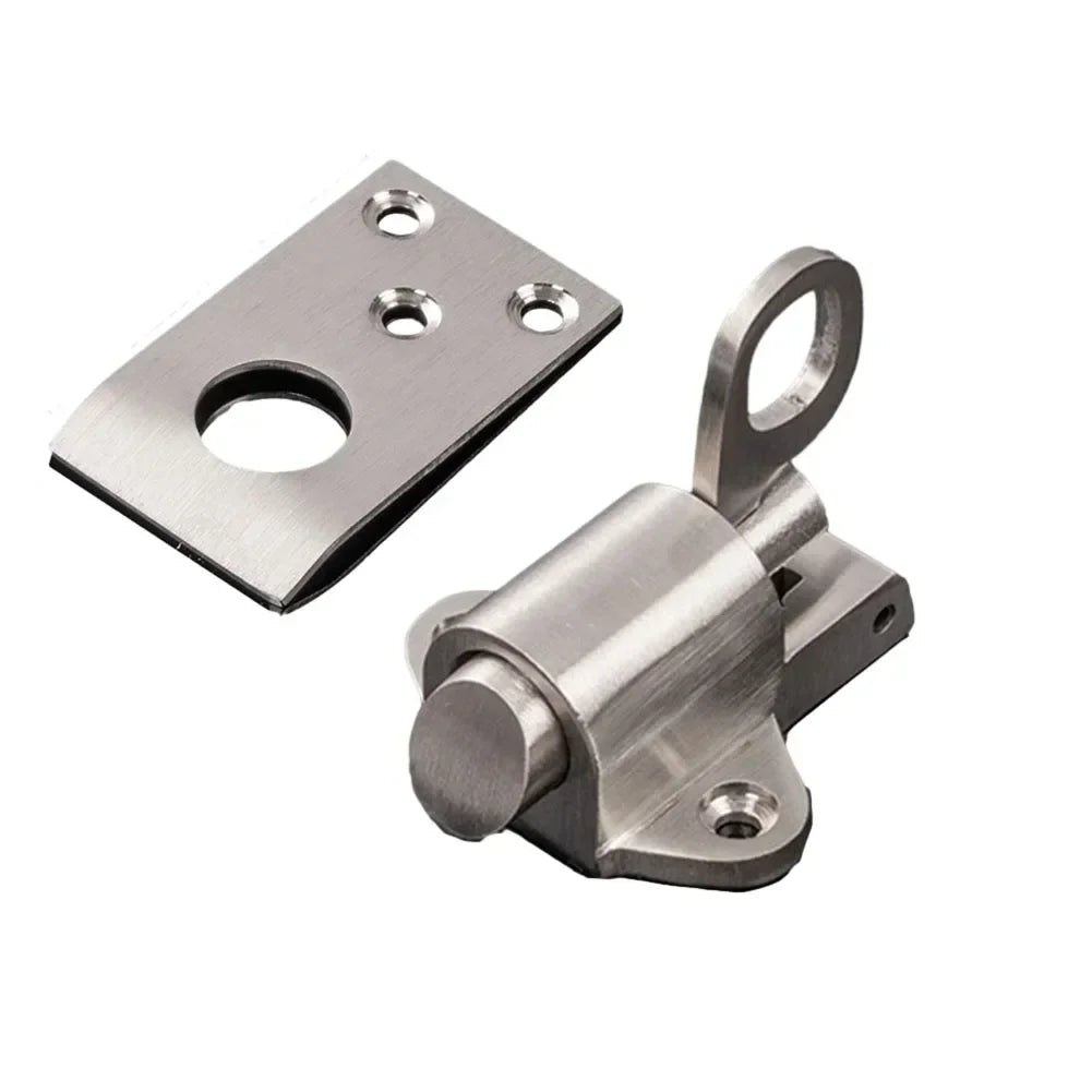 Stainless Steel Self-Closing Spring Door Latch | Auto Lock