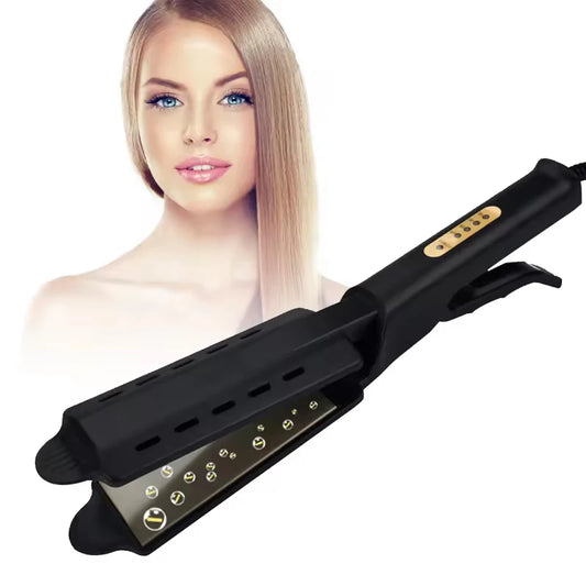 Electric Hair Straightener Hair Straightening Bangs Portable Steam Straightener for Home Splint Constant Temperature 4 Gears Peaceful Pleasures Health and Wellness