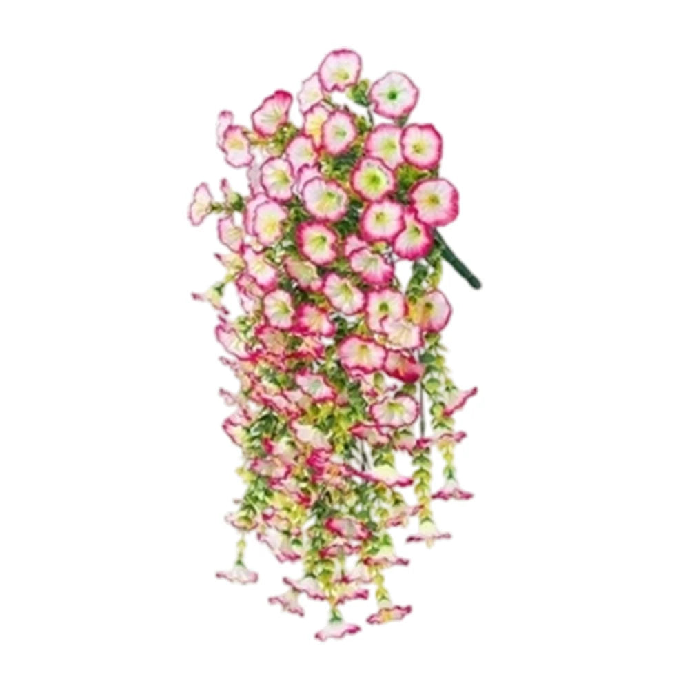 Artificial Hanging Morning Glory Flower Vine Outdoor Garden Porches
