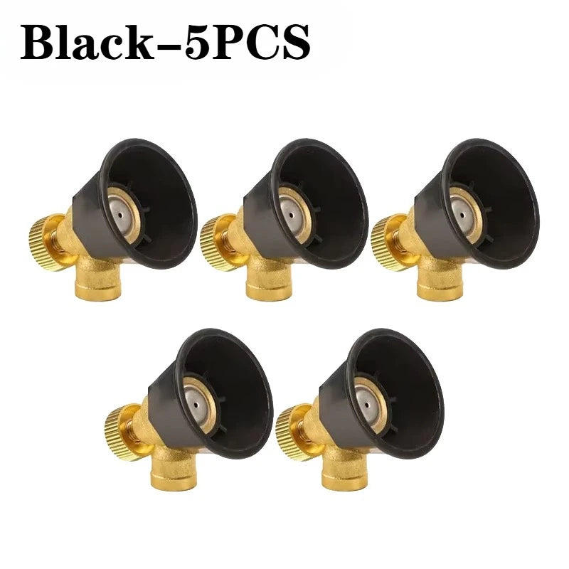 1-20PCS Adjustable Agricultural Cyclone Air Vortex High-Pressure Nozzle Windproof Sprayer for Atomization and Dosing Spray Peaceful Pleasures Health and Wellness Black-5PCS