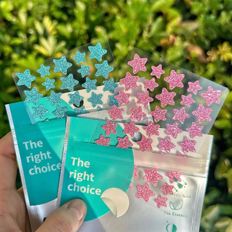 40-Pack Hydrocolloid Acne Patches – Invisible Overnight Blemish Dots