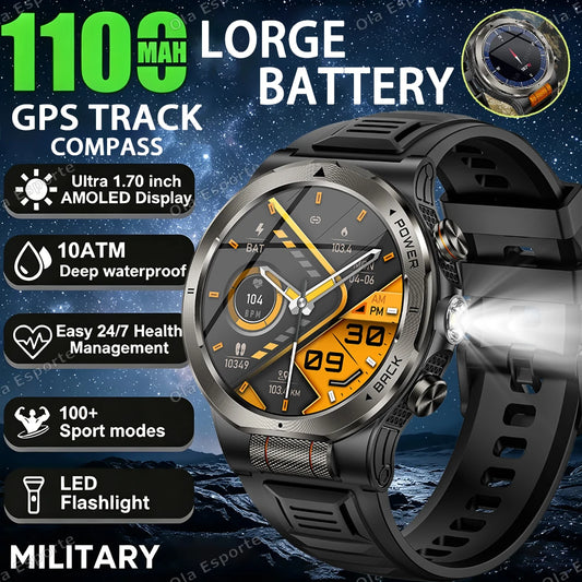 Ola Esporte HW12 AMOLED Smartwatch 1100mAh | Men's Sports Men's Smartwatch Peaceful Pleasures Health and Wellness