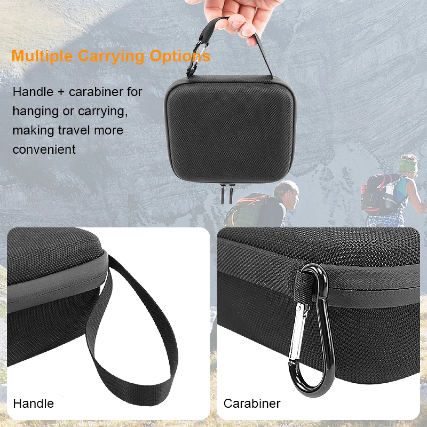 Portable Mini Case For DJI Osmo Nano Oxford Cloth + EVA + Lycra Waterproof Organizer Bag Storage Case Protection Accessories Peaceful Pleasures Health and Wellness