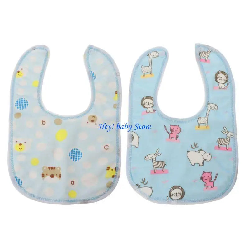 Baby Bandana Drool Bibs | Soft Cartoon Triangle Saliva Towel 1–3Y