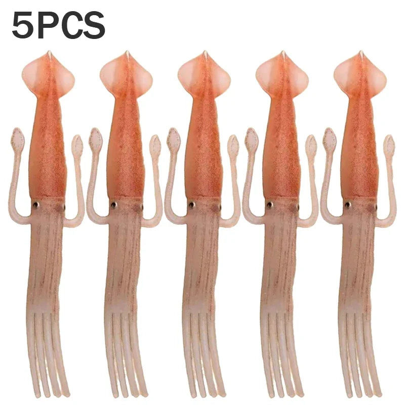Cute Squid Food Picks Funny Bento Fork Set 1–60 PCS