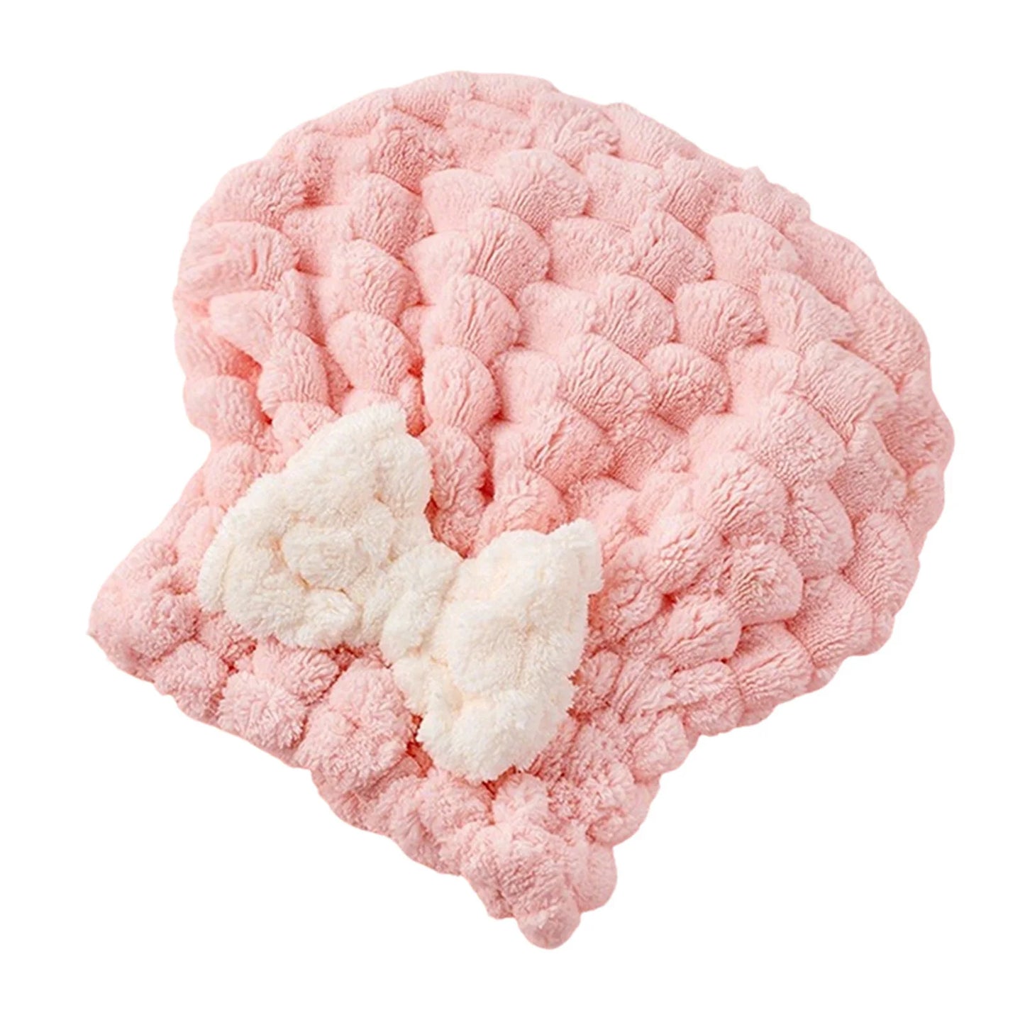 Super Absorbent Hair Towel Wrap For Wet Hair Quick Dry Hair Turban Cap Bath Shower Head Towel For Long Hair For Women Thick Peaceful Pleasures Health and Wellness Pink