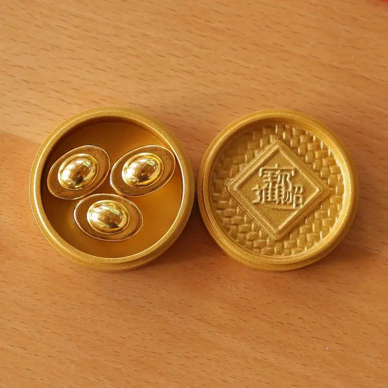 Feng Shui Golden Steamer & Lucky Turtle Ornament | Good Luck
