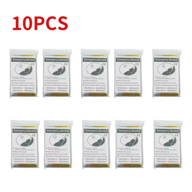 Emergency Thermal Survival Blanket 130×210cm | Foil First Aid
