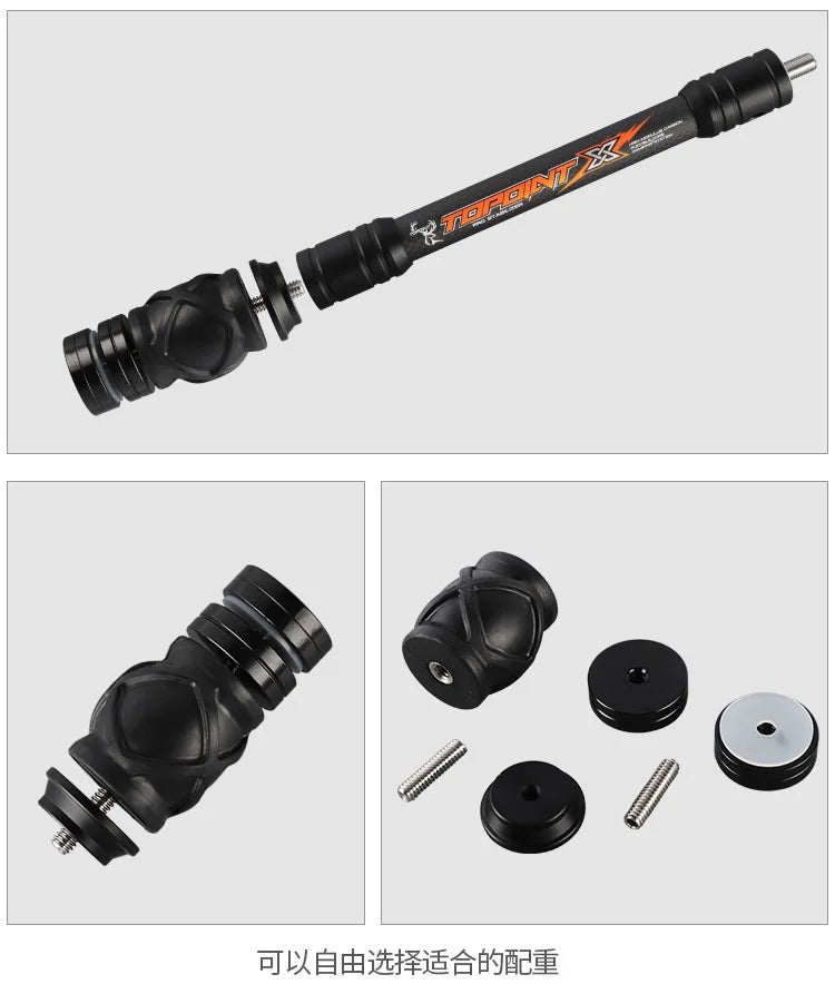8 10 Archery Compound Bow Stabilizer Bar 3K Carbon Material Balance
