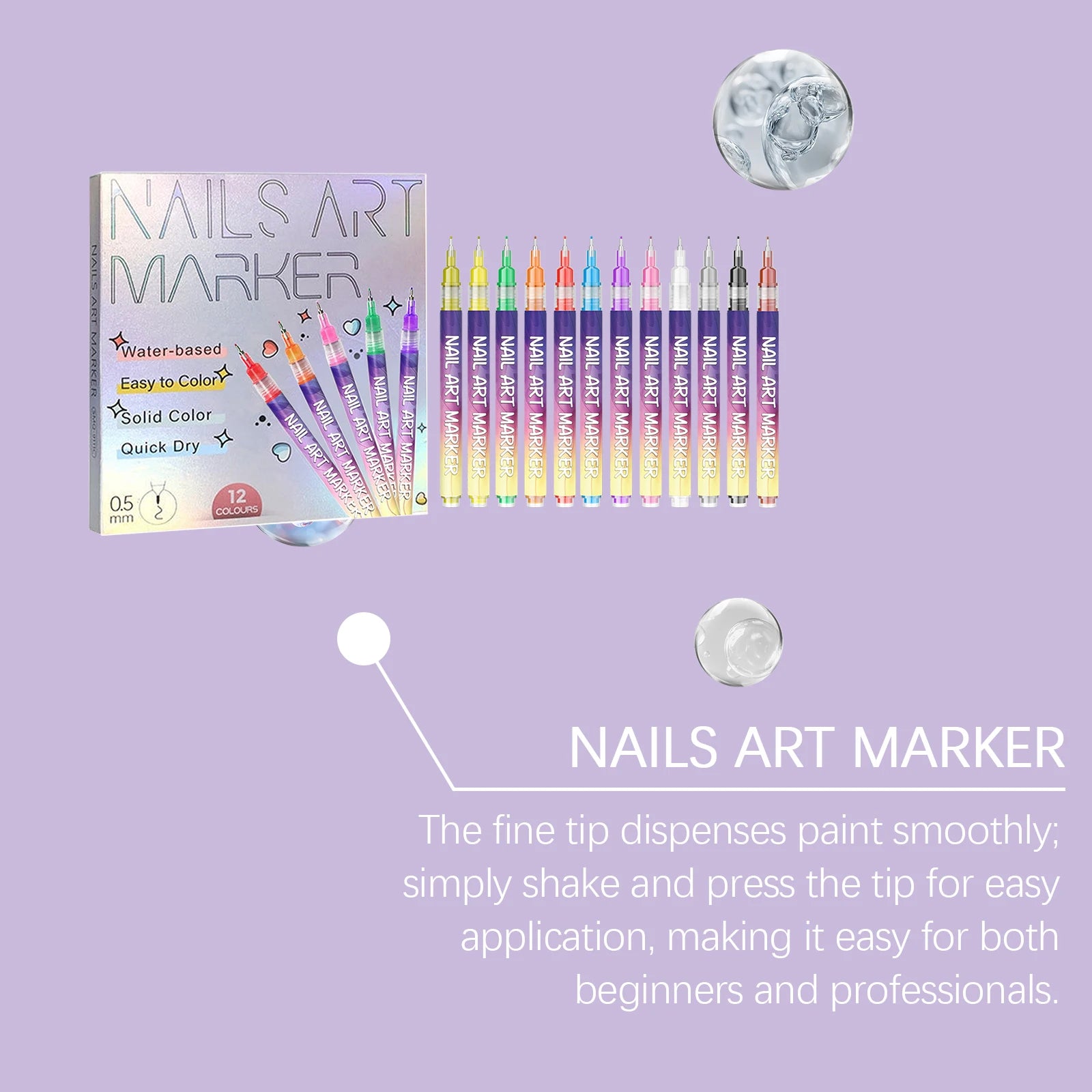 Glitter Art Rhinestone Colorful Popular DIY Nail Decorations Home DIY Nail Art Create Nails Jewelry Diamond Rhinestones 12 Grids Peaceful Pleasures Health and Wellness