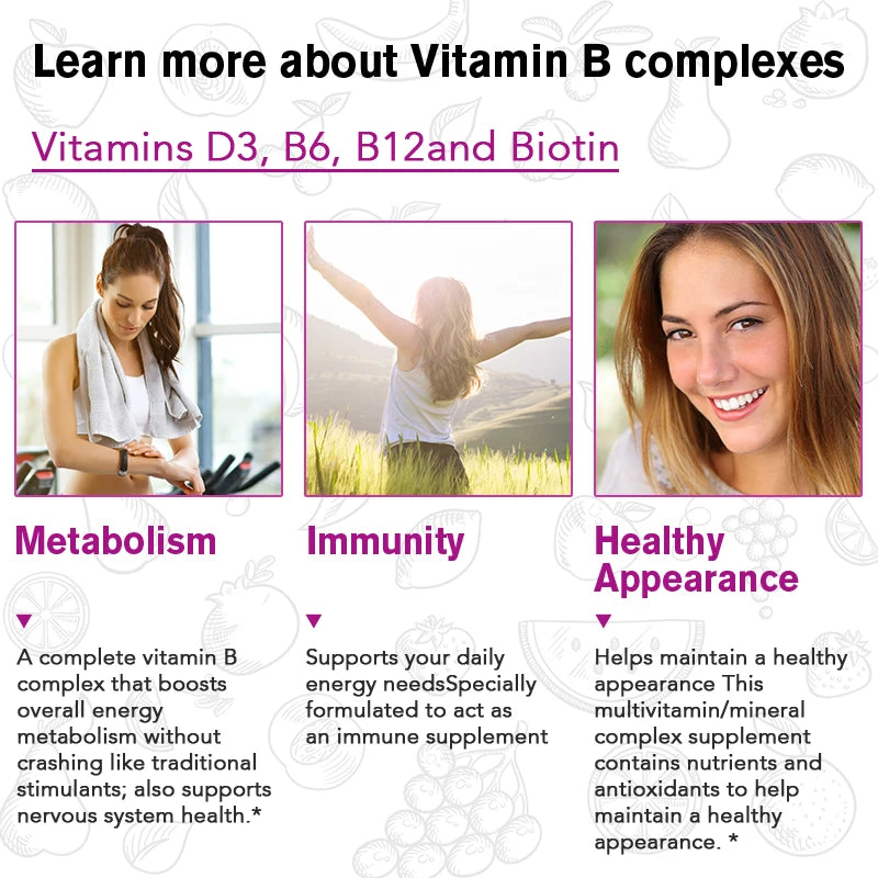 Vitamin B Complex Capsules – Energy, Metabolism & Nerve Support Vitamin Supplement Peaceful Pleasures Health and Wellness