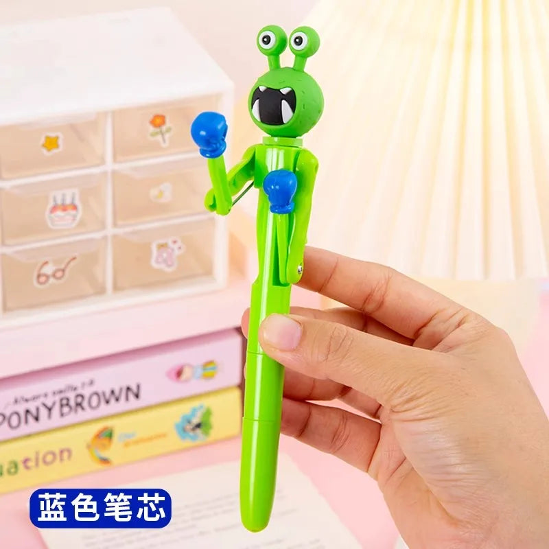 Funny Boxing Ballpoint Pen Blue Ink Creative Pumpkin Monster Santa