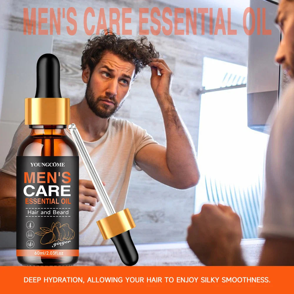 YOUNGCOME Beard Growth Oil – Moisturize, Soften & Nourish