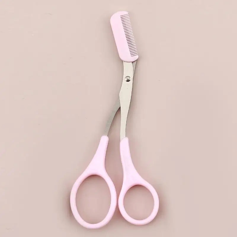 Stainless Steel Eyebrow Scissors with Comb | Brow Trimmer