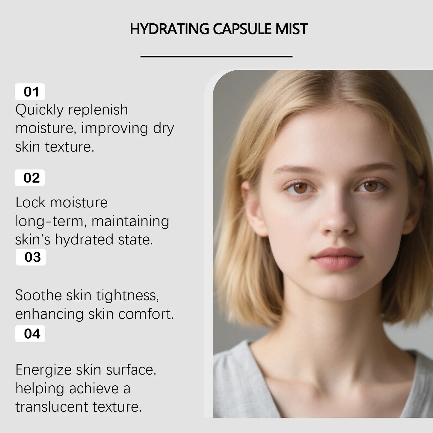 Viareline Hydrating Facial Spray – Brighten, Soothe & Firm 100ml