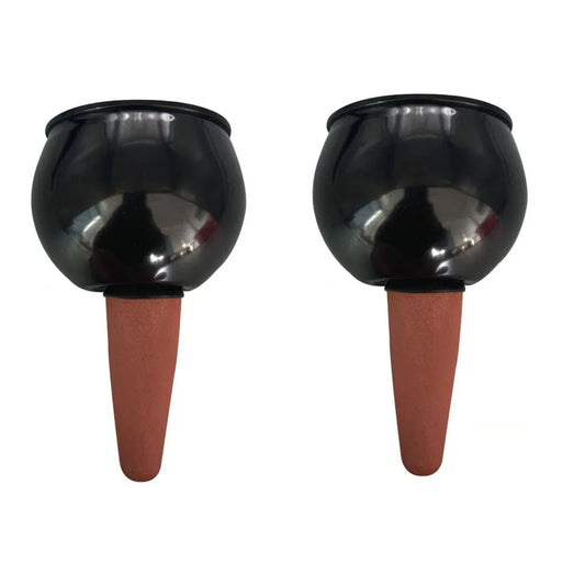 2-Pack Automatic Drip Irrigation Water Globes | 500ml & 80ml Drip Irrigation Globes Oasis Select Black-80ML