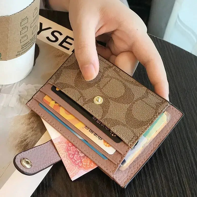 Ultra-Thin Mini Card Holder Wallet for Women | Envelope Purse