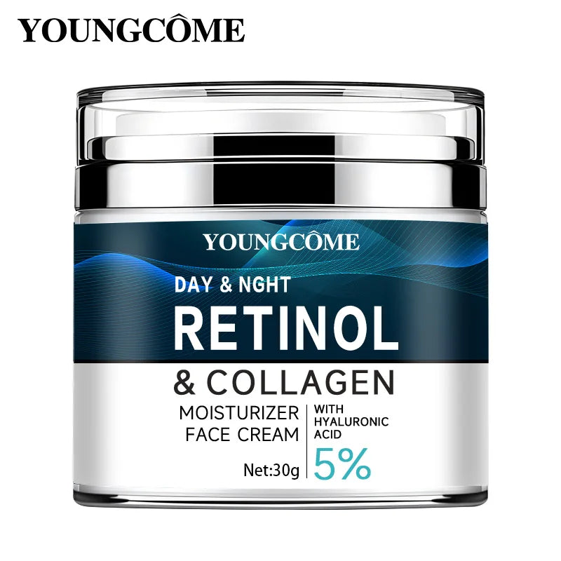 Vitamin C+E Retinol Collagen Cream Moisturizing Firming Hyaluronic Lightening Repairing Smooth Skincare Whitening Creams Peaceful Pleasures Health and Wellness