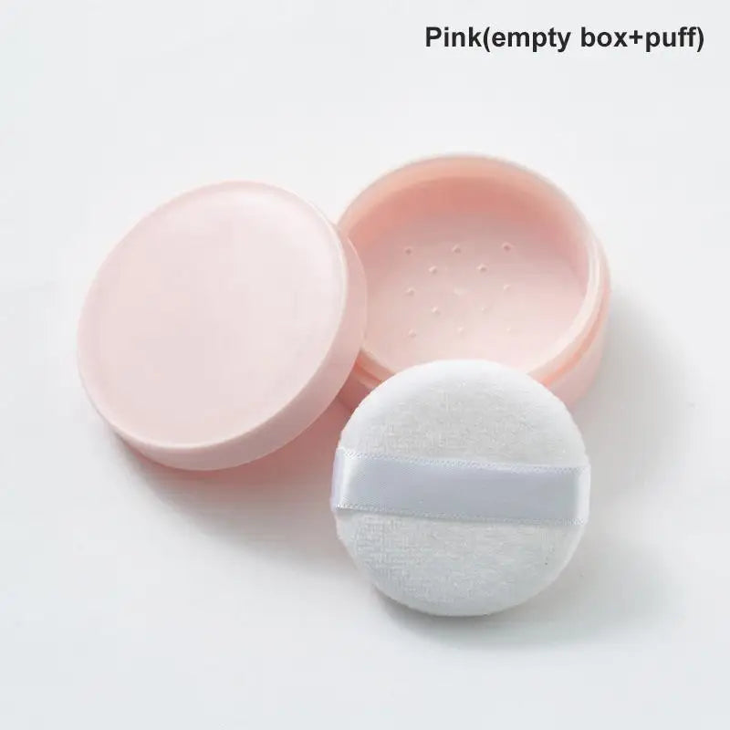 5g Refillable Loose Powder Jar with Puff & Sifter Lid