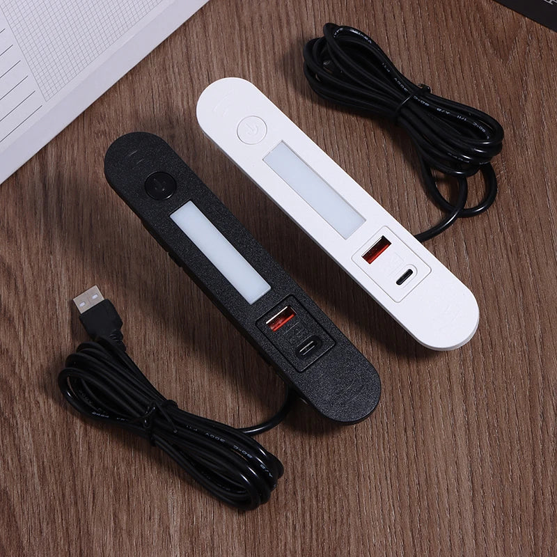 USB And Type-C Charging Socket With Led Light Multi-function Embedded Night Light Socket Hidden For Bedside Table Sofa Furniture Peaceful Pleasures Health and Wellness