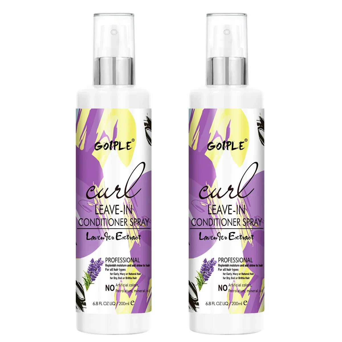 Curl Leave-In Conditioner Spray 200ml – Anti-Frizz 2A–4C Hair