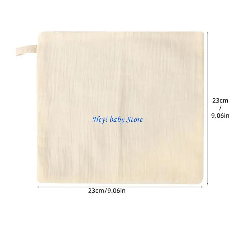 5-Pack Baby Burp Cloths | 4-Layer Breathable Cotton Washcloths