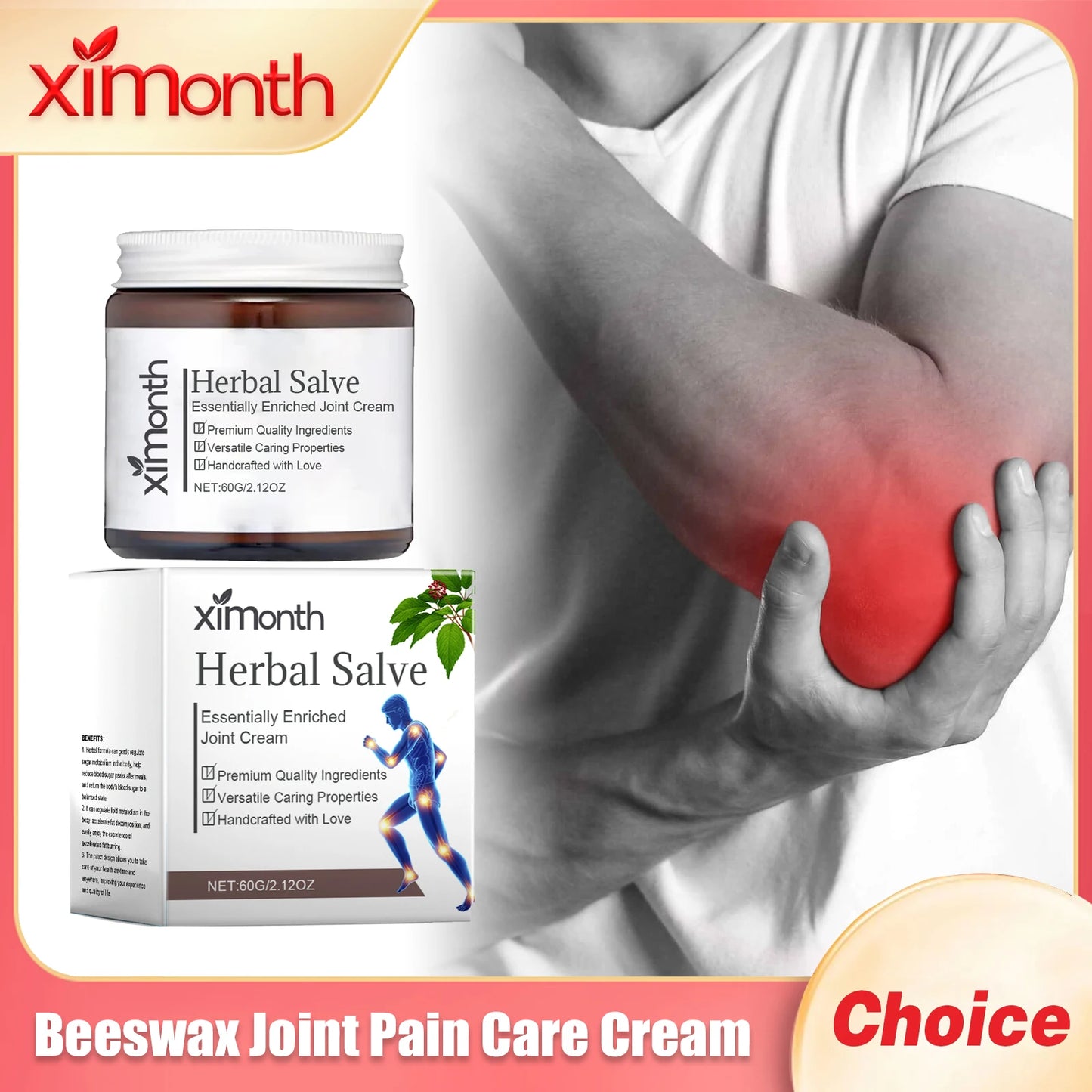 Ximonth Beeswax Herbal Body Cream – Moisturizing & Soothing