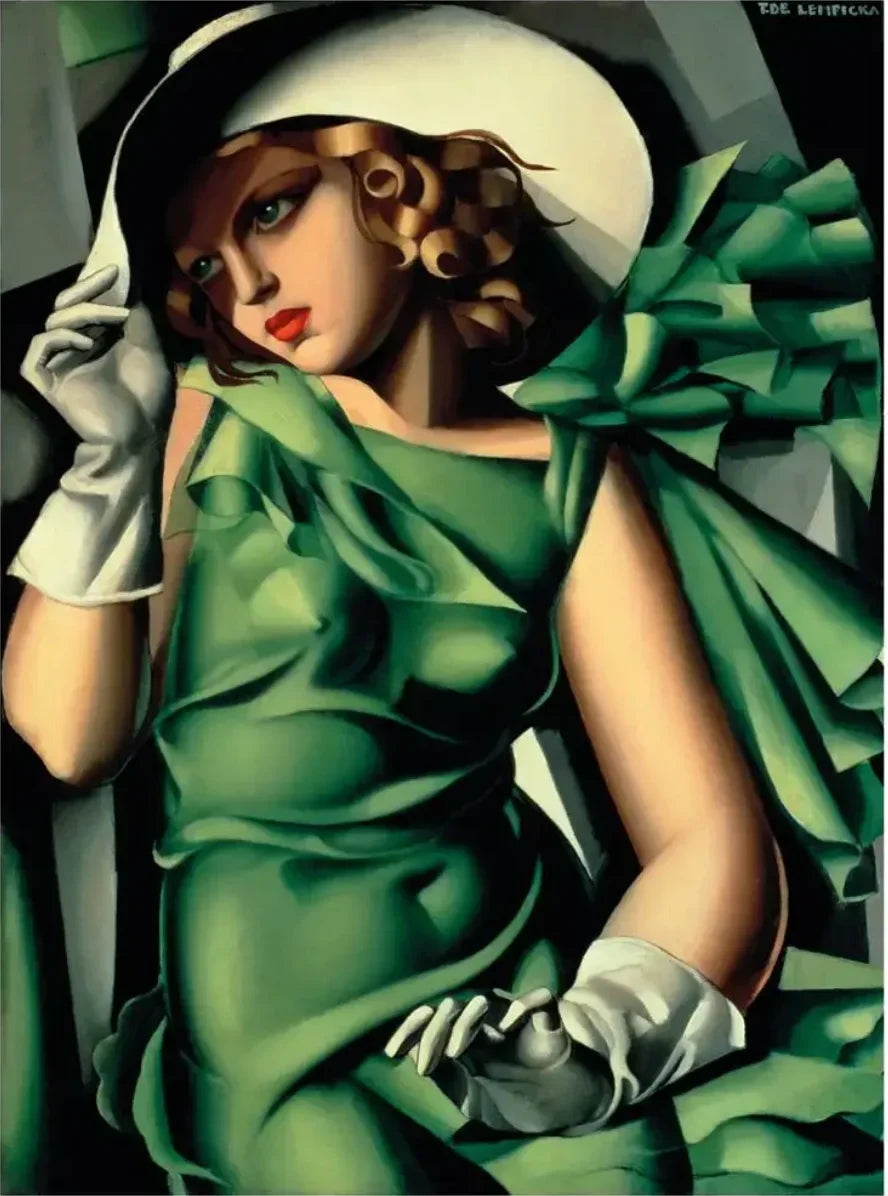 Tamara De Lempicka Posters Abstract Woman Art Canvas Painting and Prints Pictures for Nordic Living Room Aesthetic Decor Cuad Peaceful Pleasures Health and Wellness
